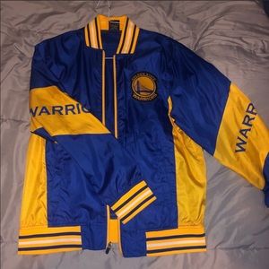Golden state warriors windbreaker / bomber